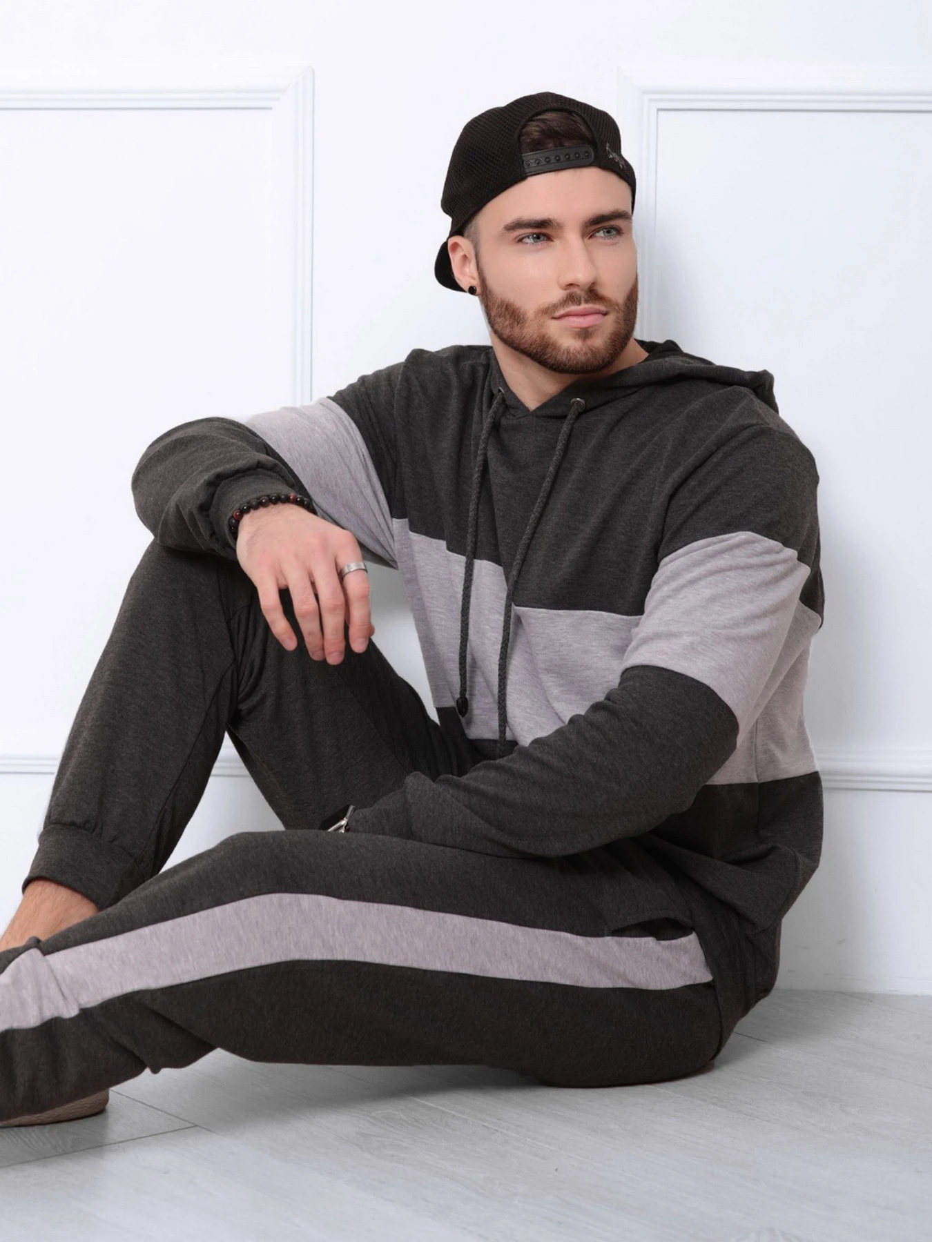 Костюмы ISSA Plus модель GN-421_darkgreygrey Костюмы ISSA Plus модель GN-421_darkgreygrey Фото
