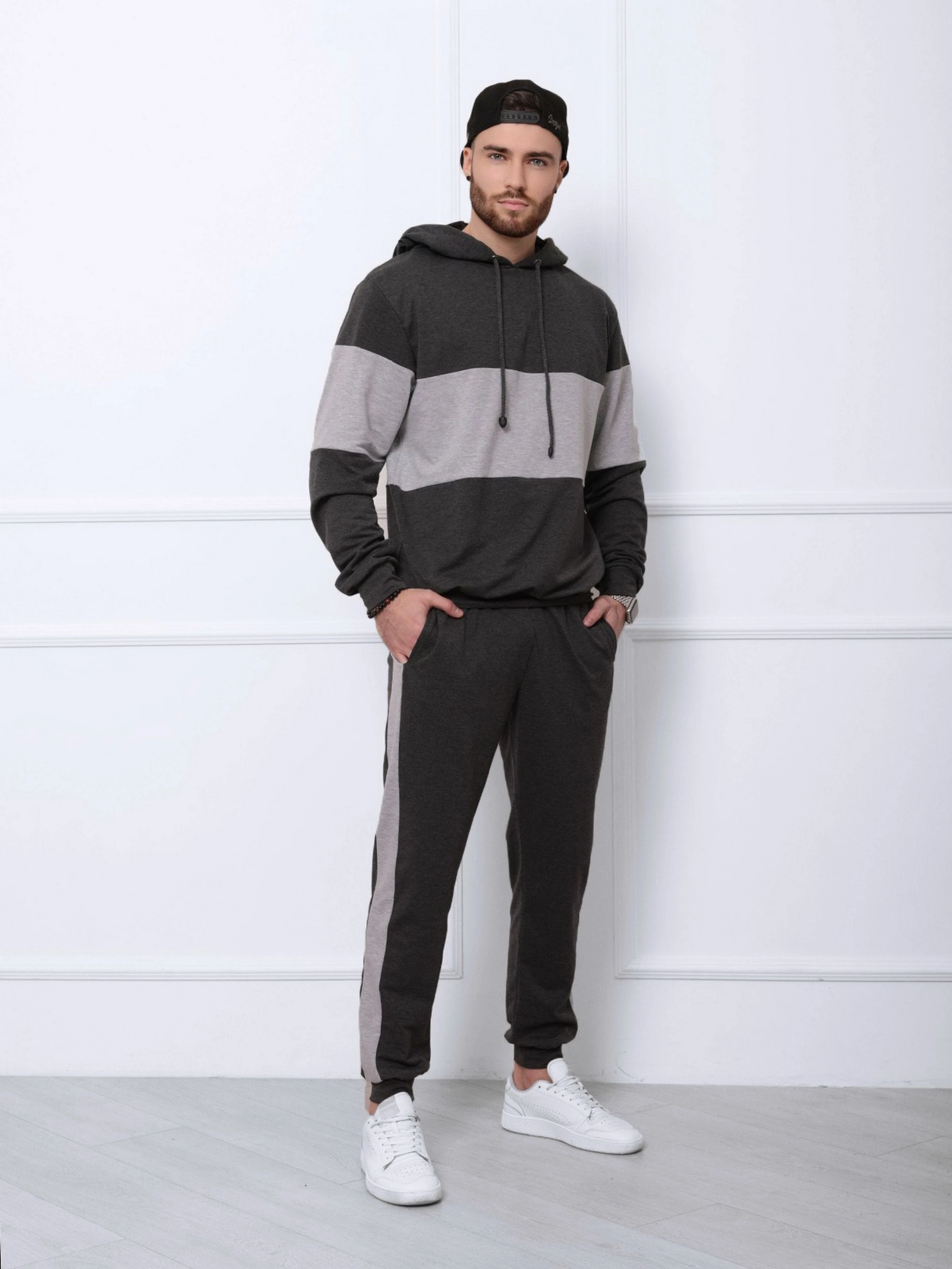 Бавовняний Чоловічий Спортивний костюм ISSA Plus