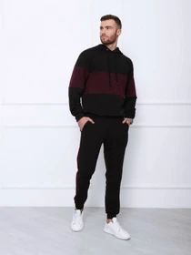 Костюмы ISSA Plus модель GN-421_blackburgundy Фото