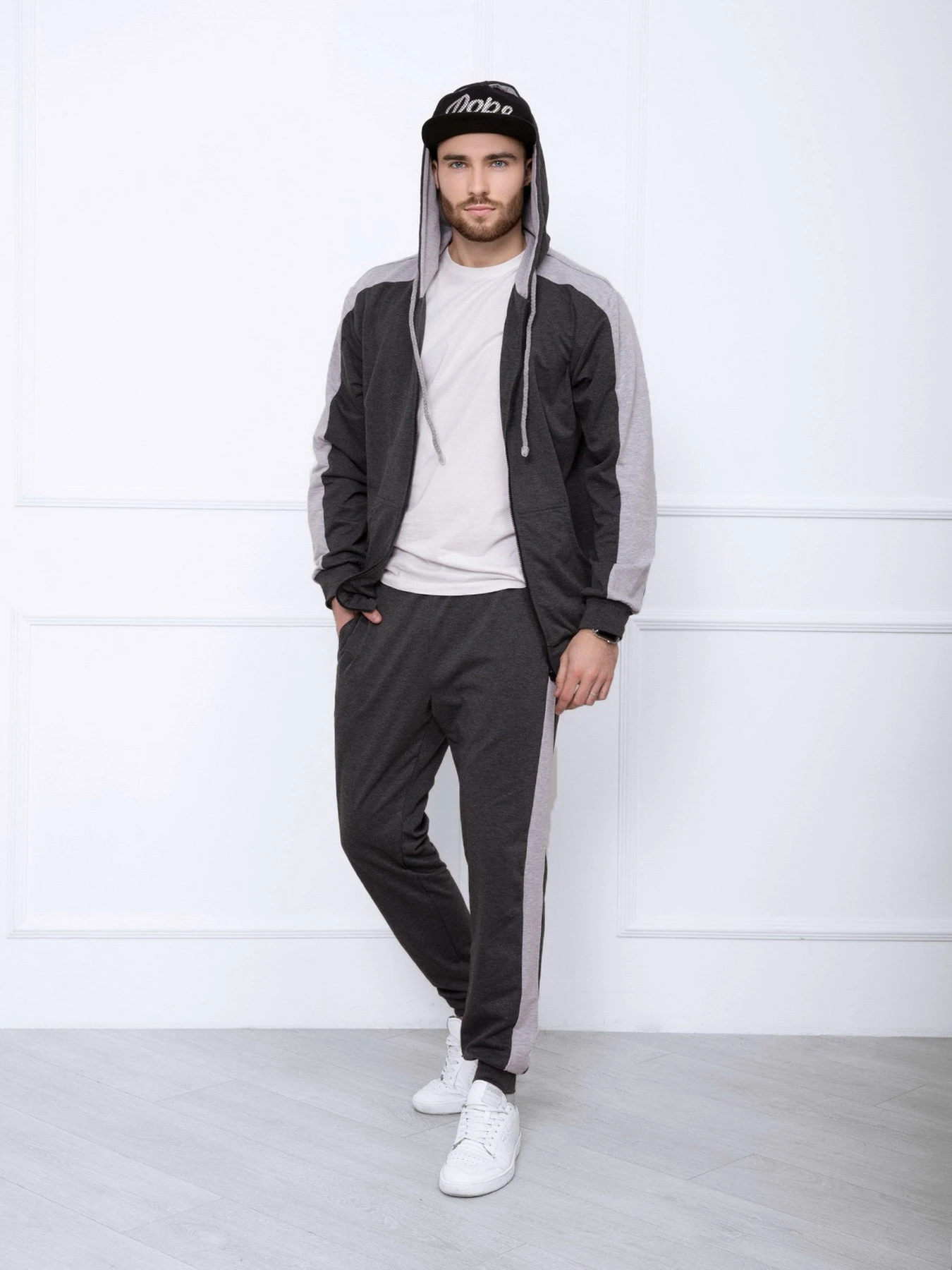 Костюмы ISSA Plus модель GN-422_darkgreygrey Костюмы ISSA Plus модель GN-422_darkgreygrey Фото