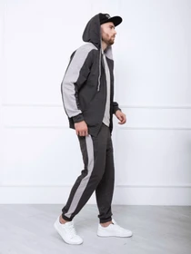 Костюмы ISSA Plus модель GN-422_darkgreygrey Фото