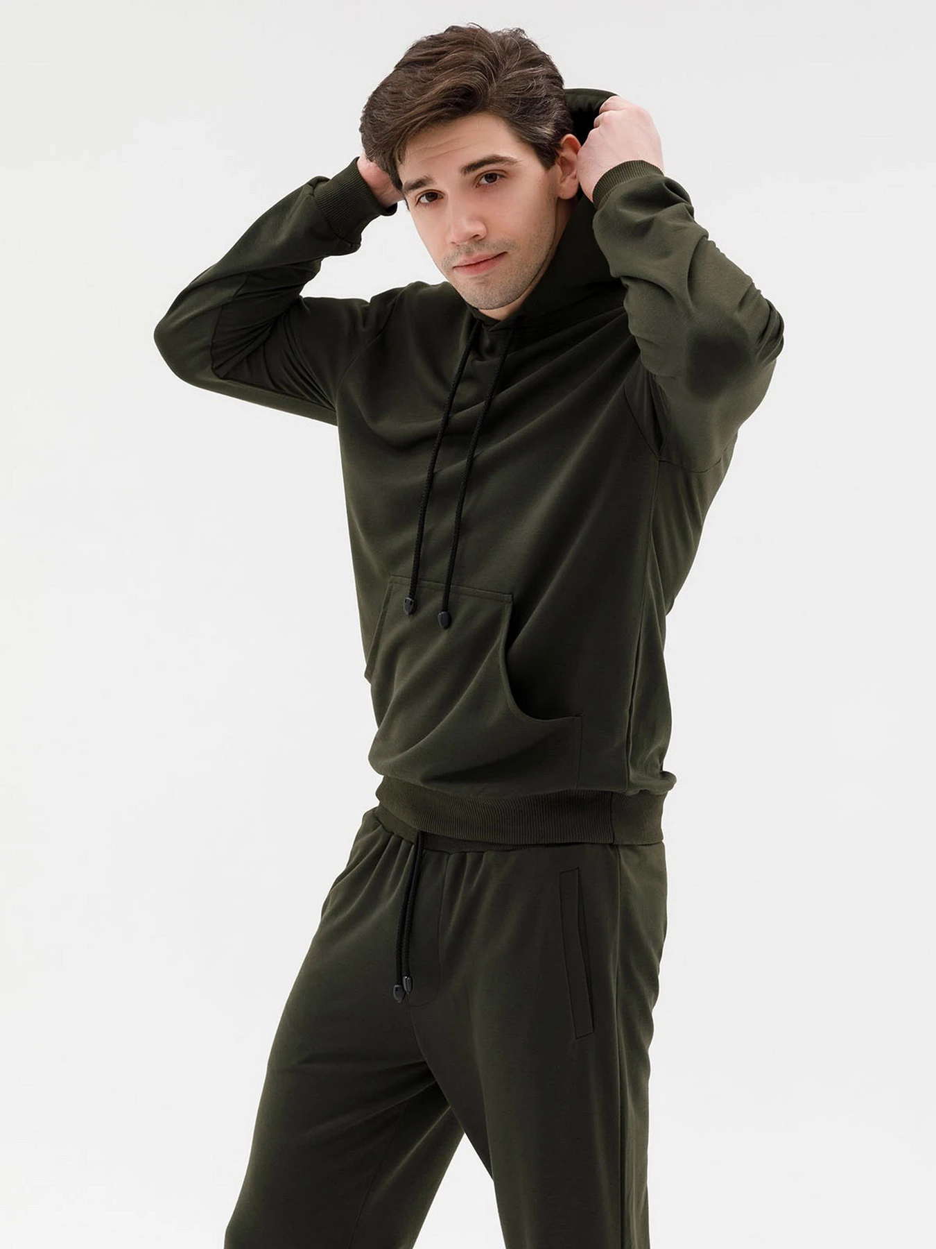Костюмы ISSA Plus модель GN-429_khaki Костюмы ISSA Plus модель GN-429_khaki Фото