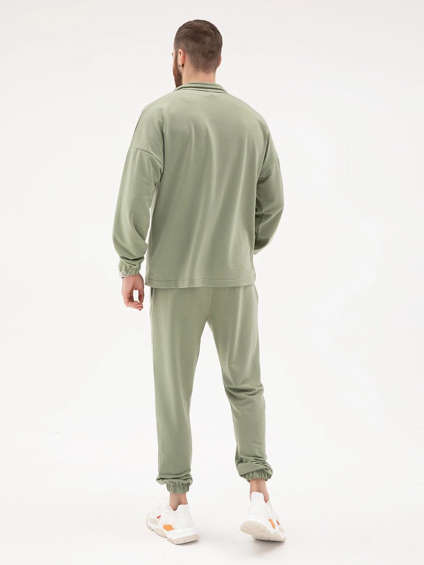 Костюми ISSA Plus модель GN-432_olive Костюми ISSA Plus модель GN-432_olive Фото