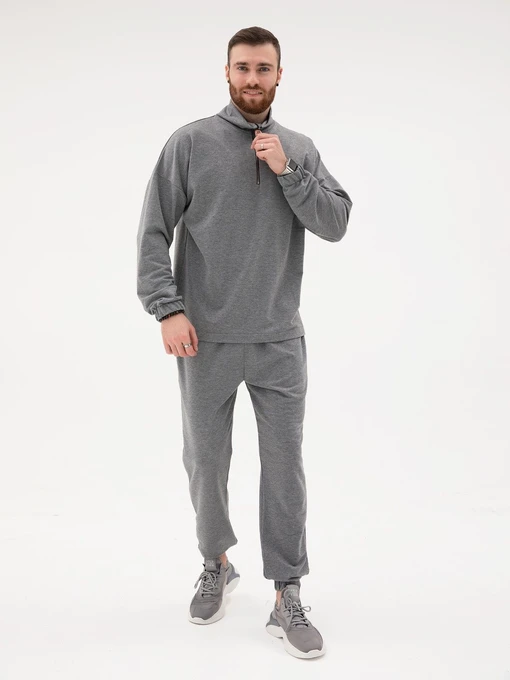 Костюми ISSA Plus модель GN-432_grey Фото