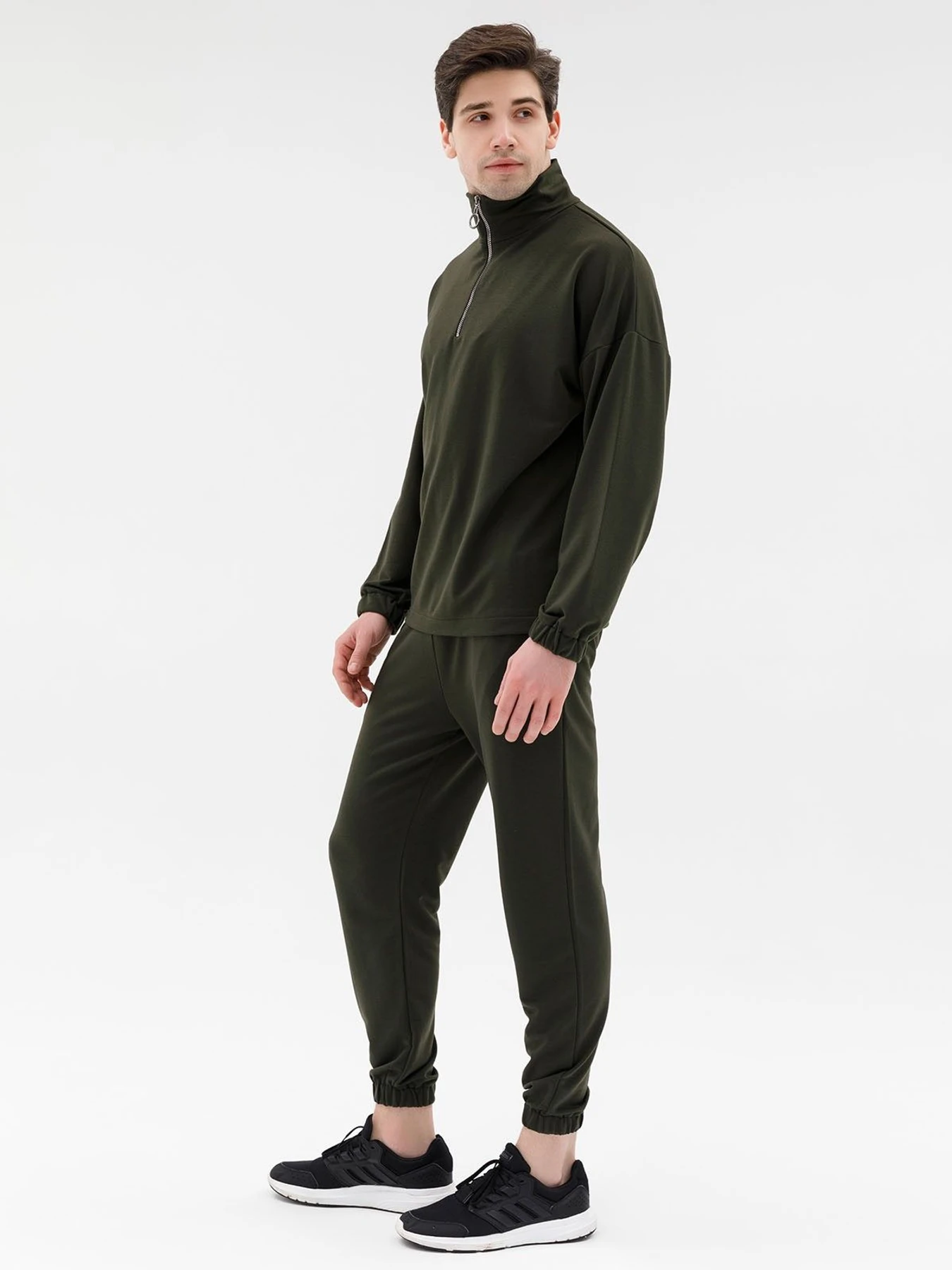 Костюми ISSA Plus модель GN-432_khaki Костюми ISSA Plus модель GN-432_khaki Фото