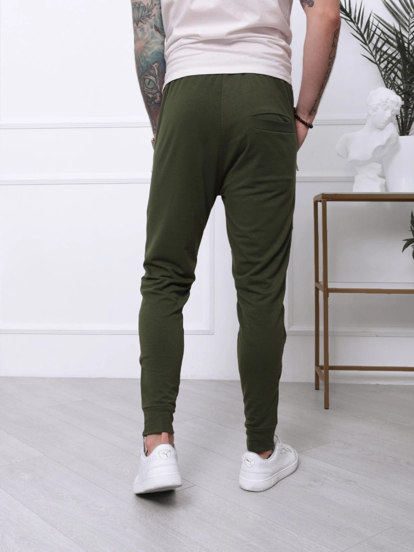 Штани ISSA Plus модель SA-127_khaki Фото