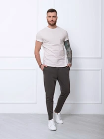 Штани ISSA Plus модель SA-141_darkgray Фото