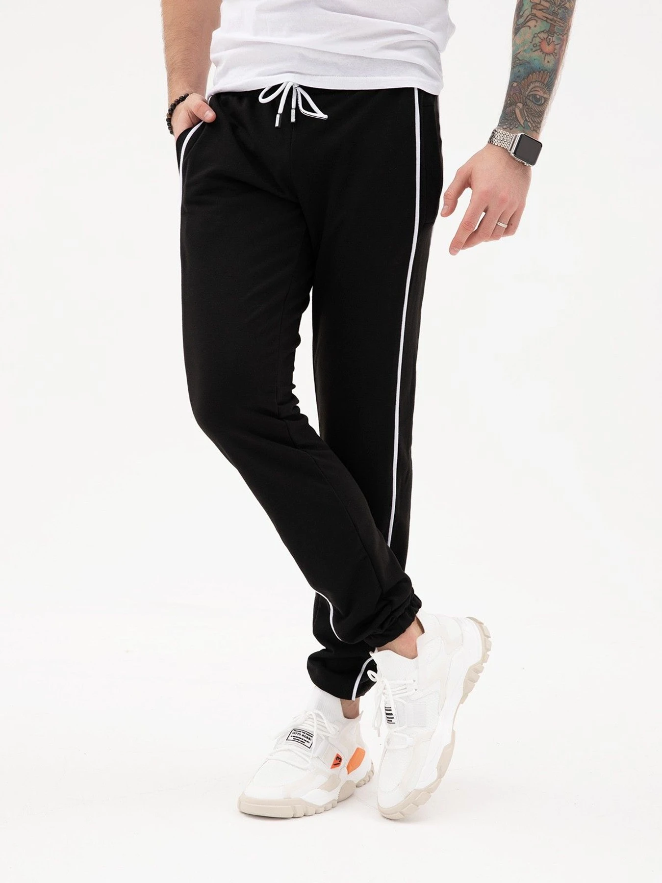 Штани ISSA Plus модель SG-12_black Фото