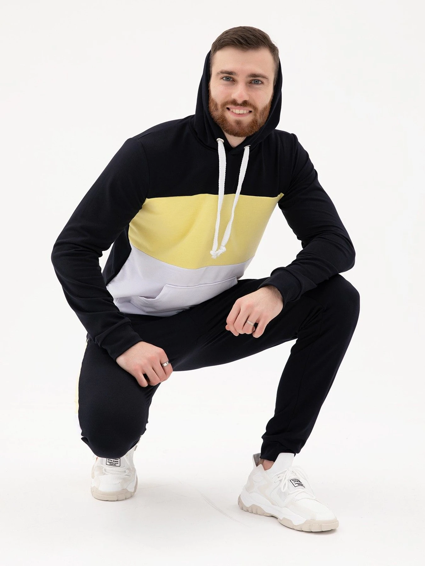 Костюми ISSA Plus модель SG-16_darkblueyellow Фото