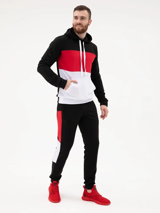 Костюми ISSA Plus модель SG-16_blackred Фото