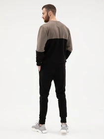 Костюми ISSA Plus модель SG-19_blackkhaki Фото