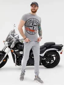 Штани ISSA Plus модель SG-20_grey Фото