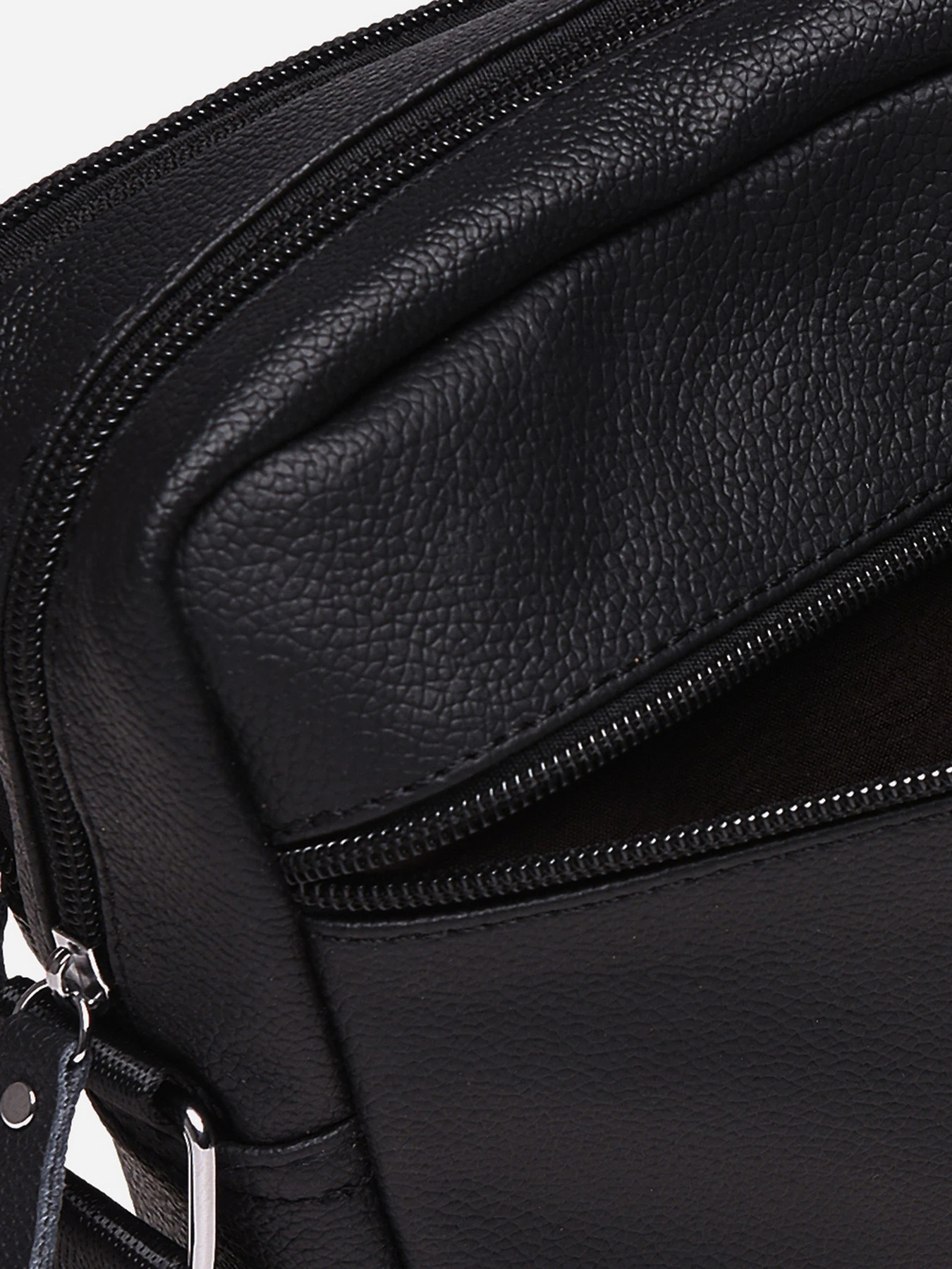 Сумки Borsa Leather модель K13923-black Фото