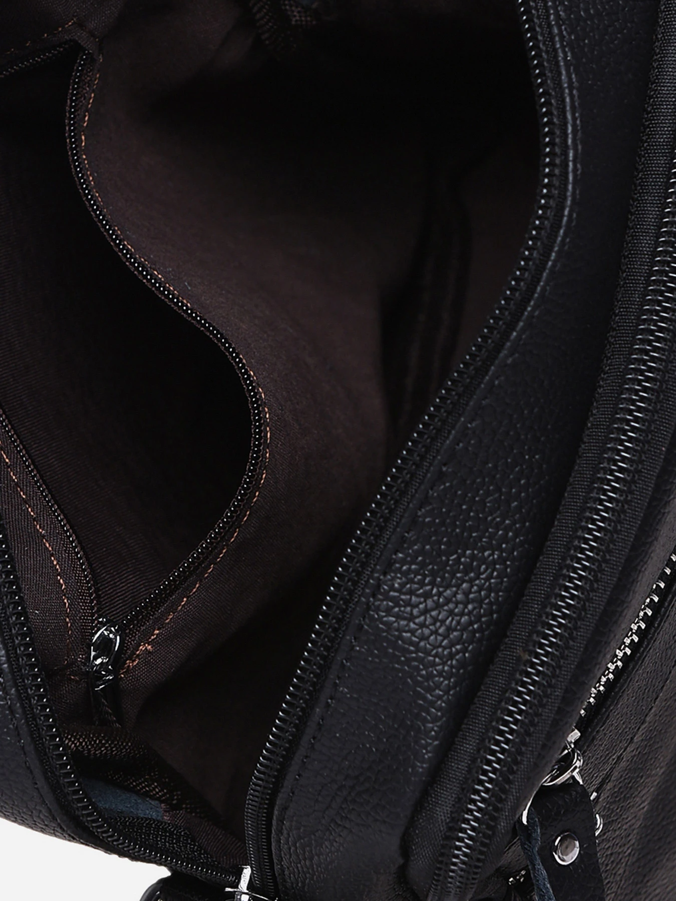 Сумки Borsa Leather модель K13923-black Фото