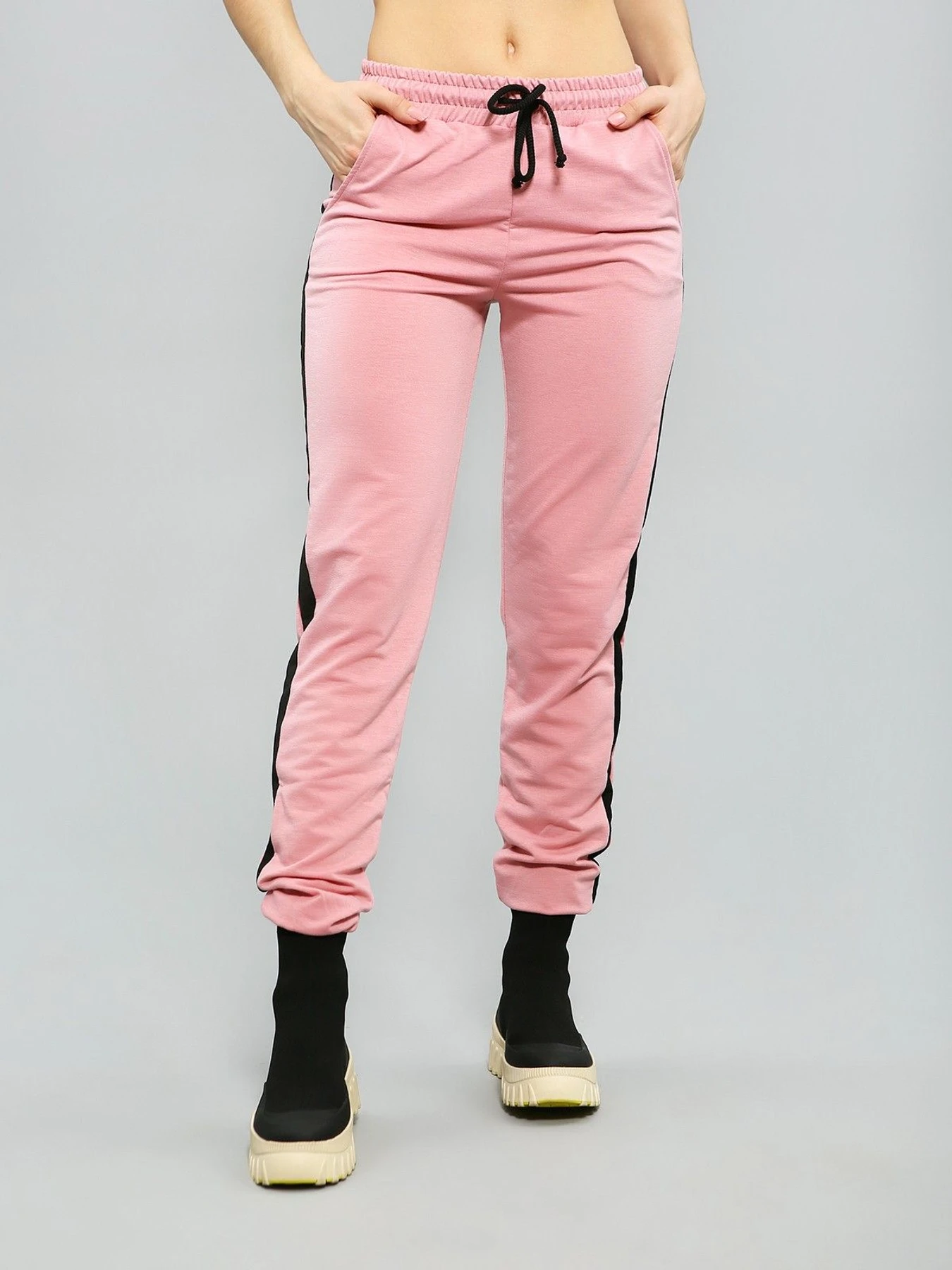 Брюки ISSA Plus модель 11502_pink Брюки ISSA Plus модель 11502_pink Фото