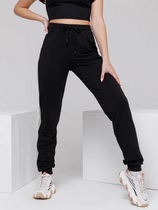 Брюки ISSA Plus модель 11502_black Фото