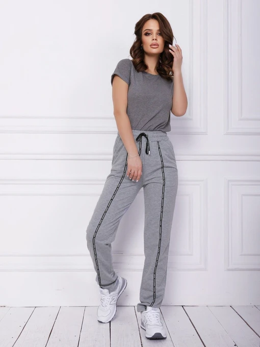 Брюки ISSA Plus модель 12200_lightgray Фото
