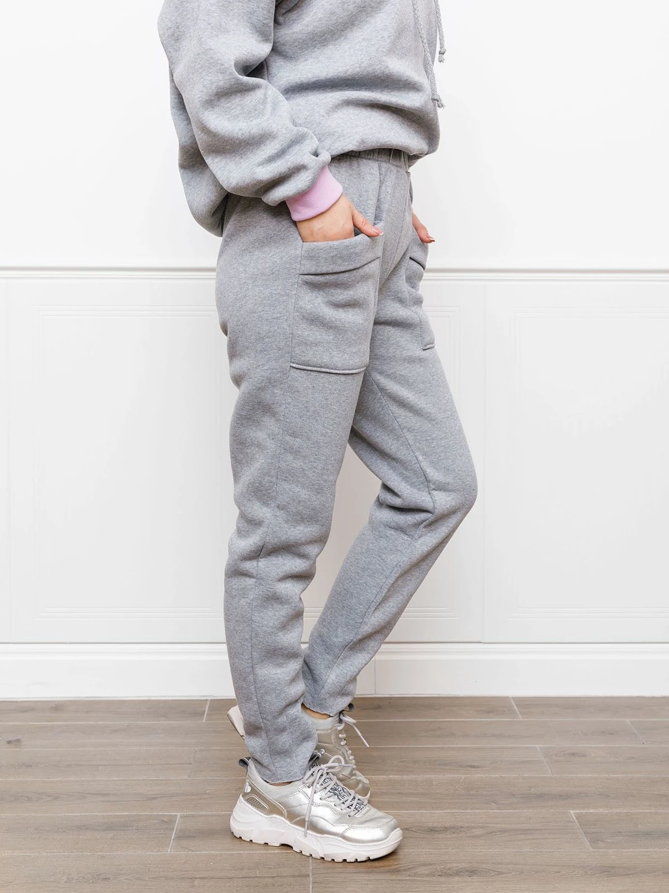 Штани ISSA Plus модель 12264_lightgray Фото