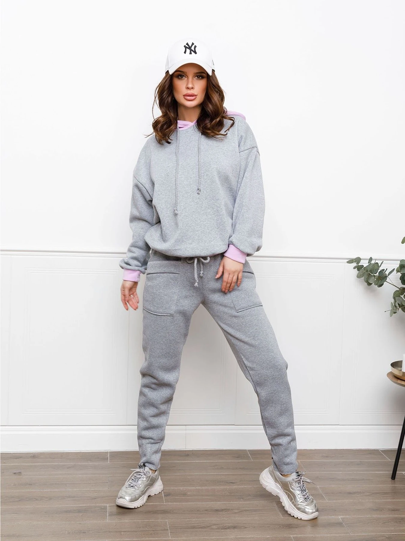 Штани ISSA Plus модель 12264_lightgray Фото