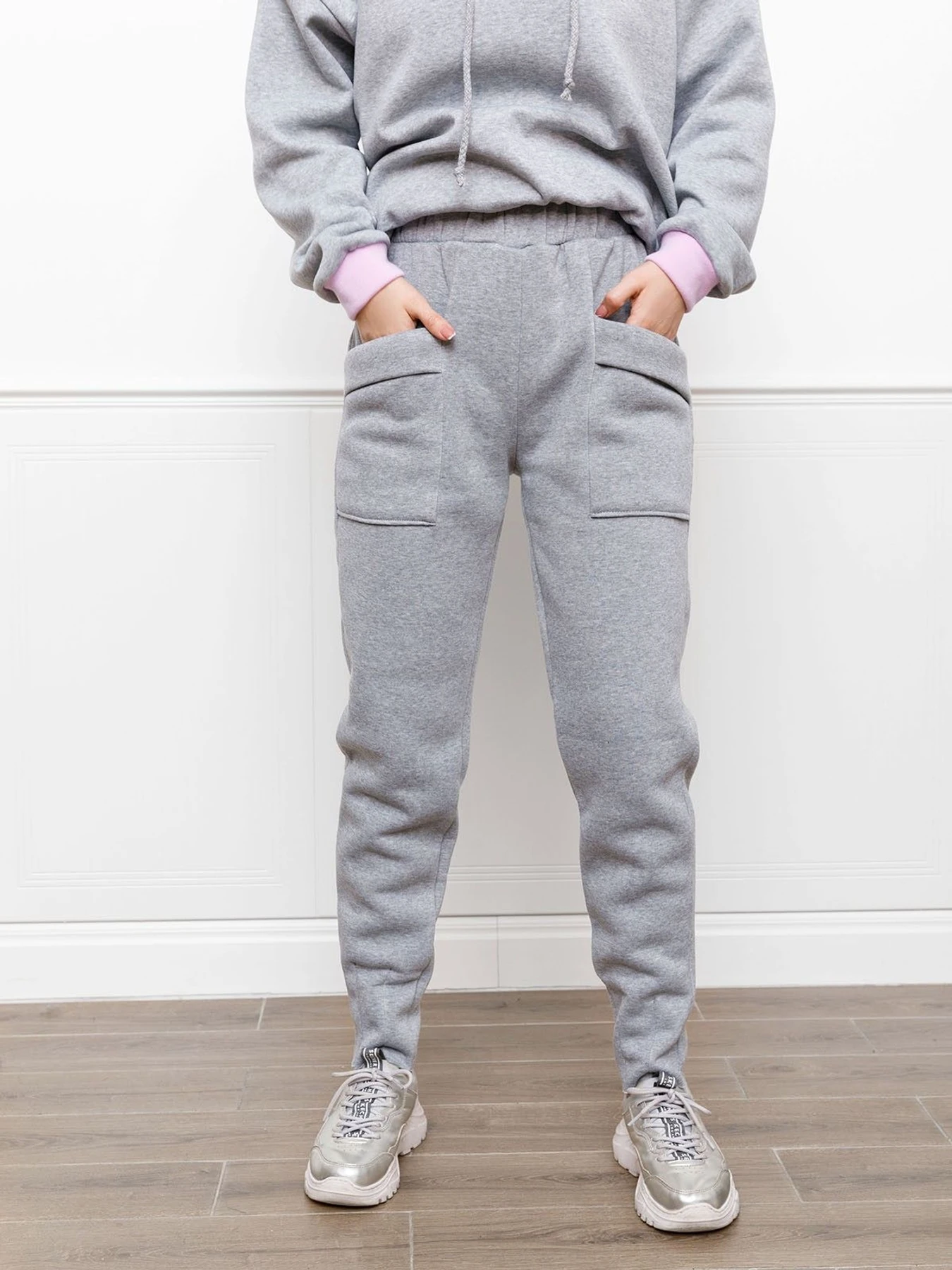 Штани ISSA Plus модель 12264_lightgray Фото