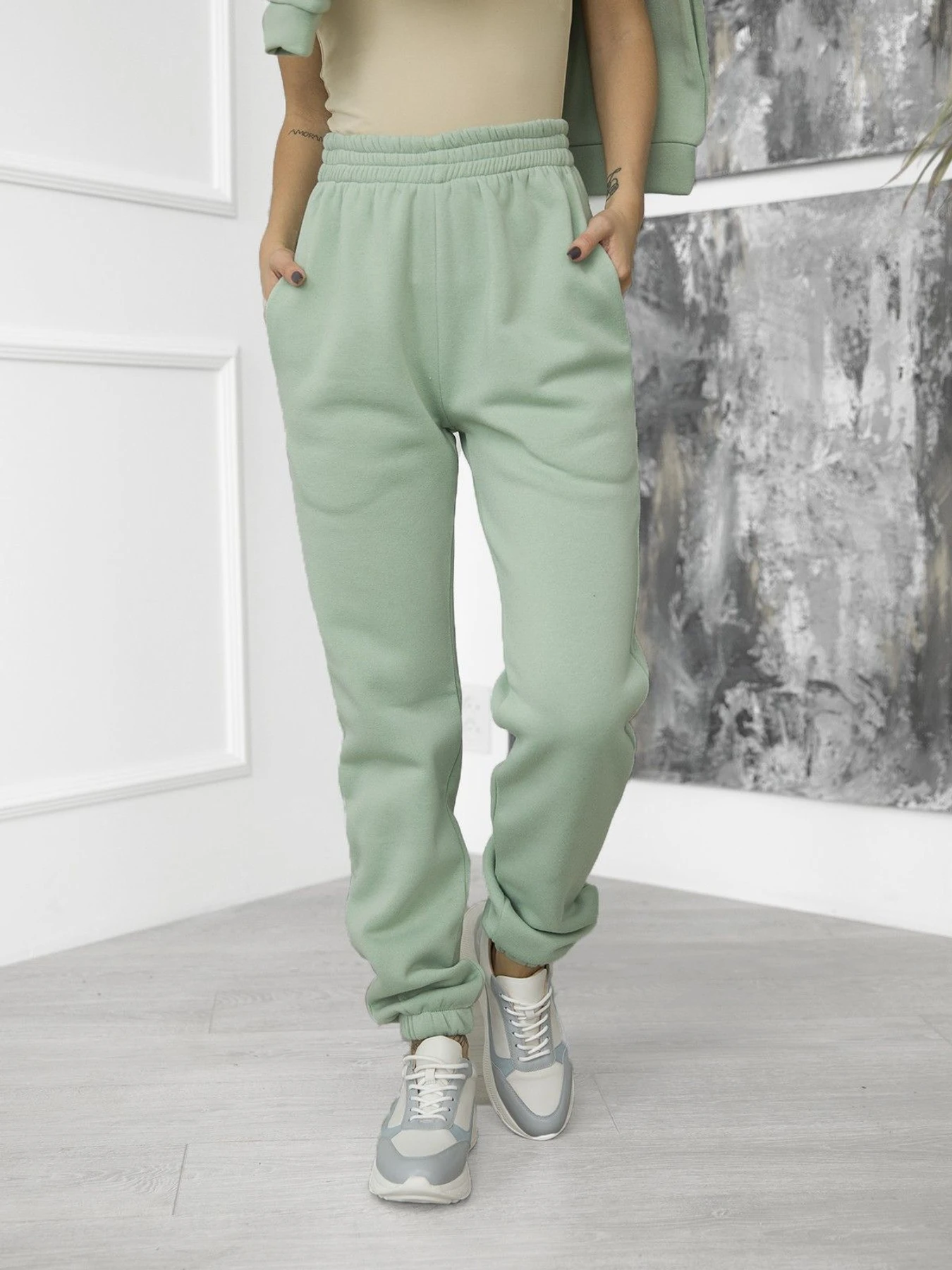Штани ISSA Plus модель 12272_mint Фото