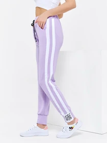 Штани ISSA Plus модель SA-183_lilac Фото