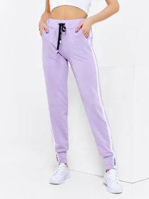 Штани ISSA Plus модель SA-183_lilac Фото