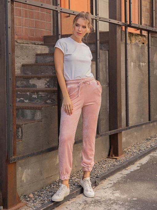Брюки ISSA Plus модель SA-293_pink Фото