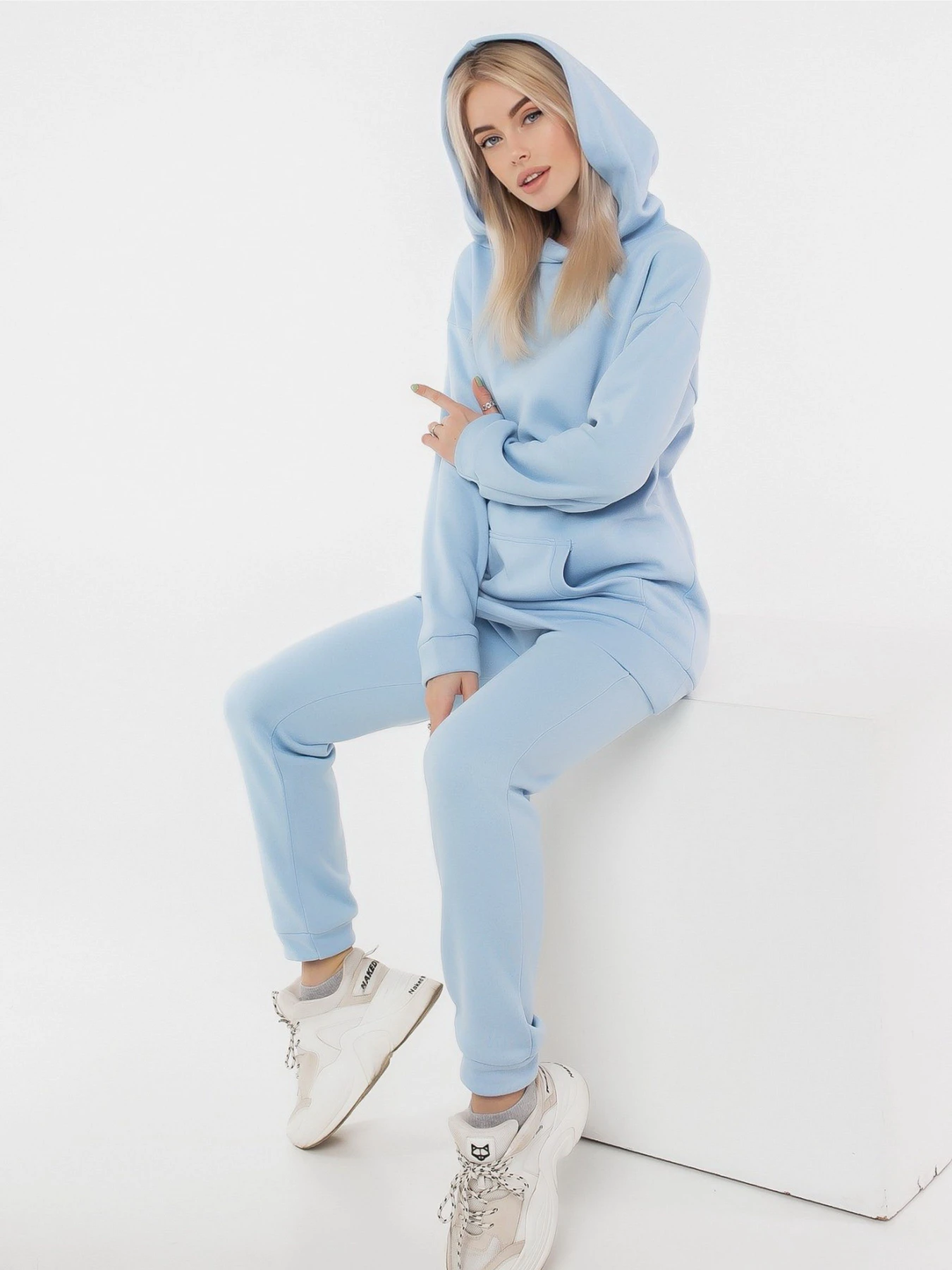 Костюмы ISSA Plus модель 12236B_blue Костюмы ISSA Plus модель 12236B_blue Фото