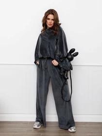 Костюмы ISSA Plus модель 12309_darkgray Фото
