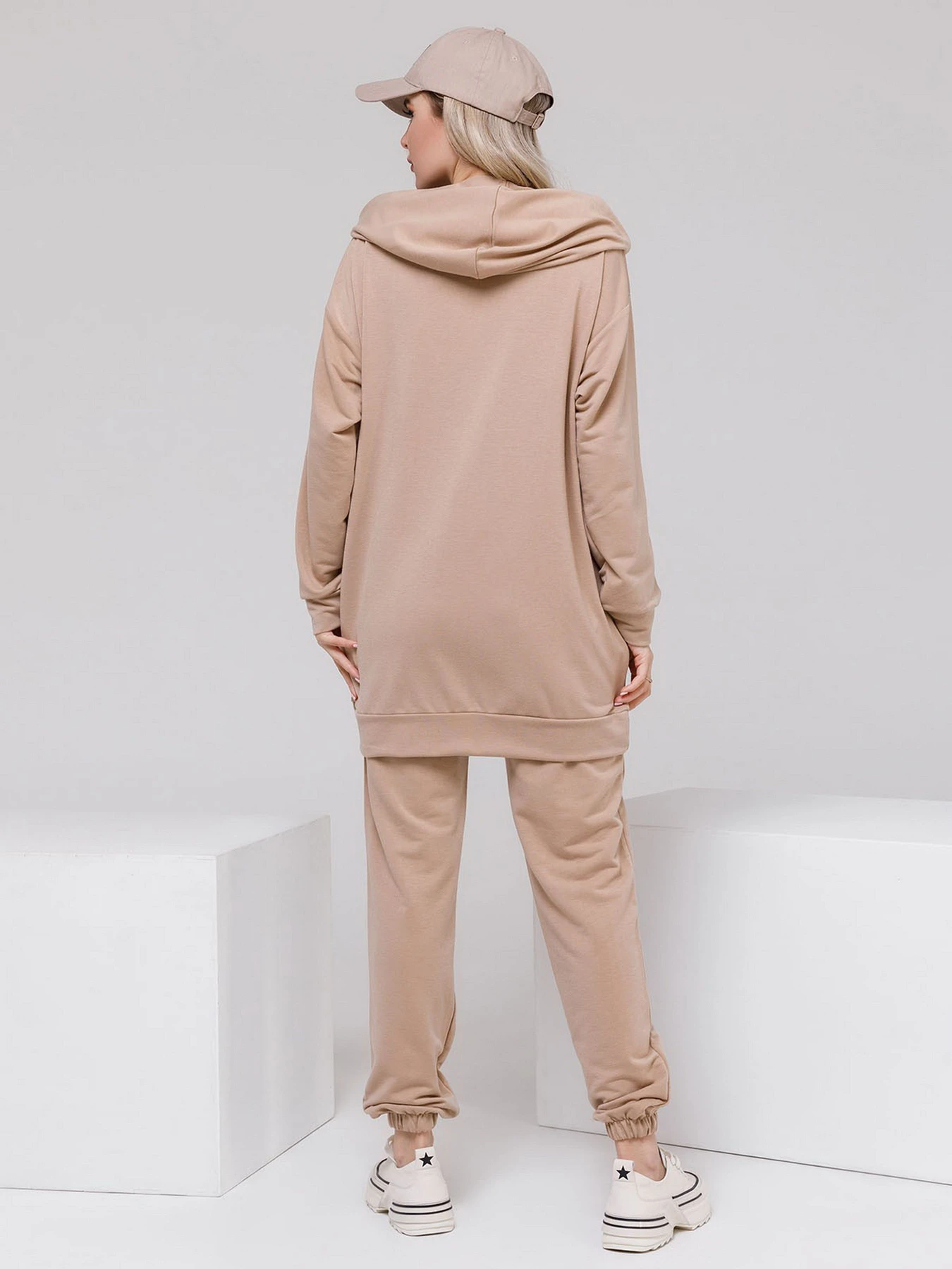 Костюмы ISSA Plus модель 12495_beige Костюмы ISSA Plus модель 12495_beige Фото