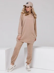 Костюмы ISSA Plus модель 12495_beige Фото
