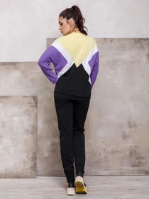 Костюмы ISSA Plus модель SA-107_blackpurple Фото