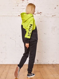 Костюмы ISSA Plus модель SA-66_blackgreen Фото