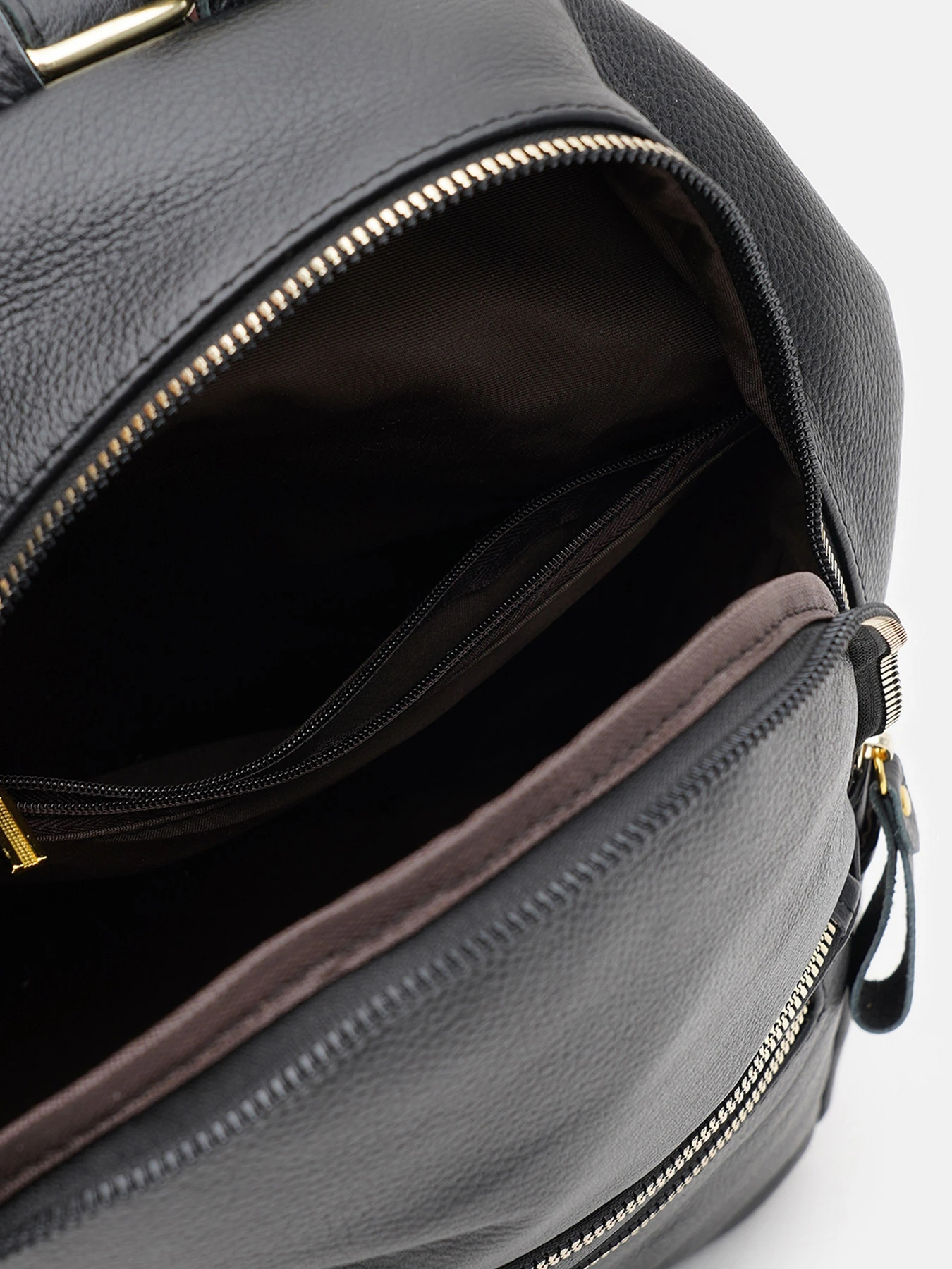 Рюкзаки Borsa Leather модель k1s005-black Рюкзаки Borsa Leather модель k1s005-black Фото