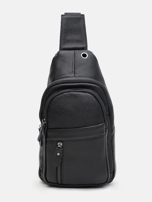 Рюкзаки Borsa Leather модель k1338-black Фото