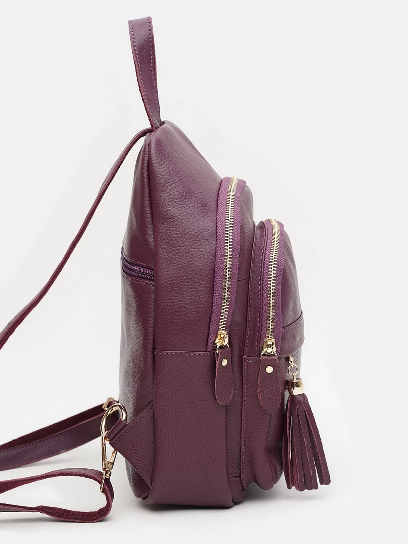 Рюкзаки Borsa Leather модель K11032v-violet Фото