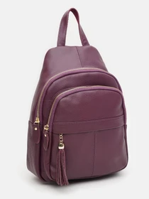 Рюкзаки Borsa Leather модель K11032v-violet Фото