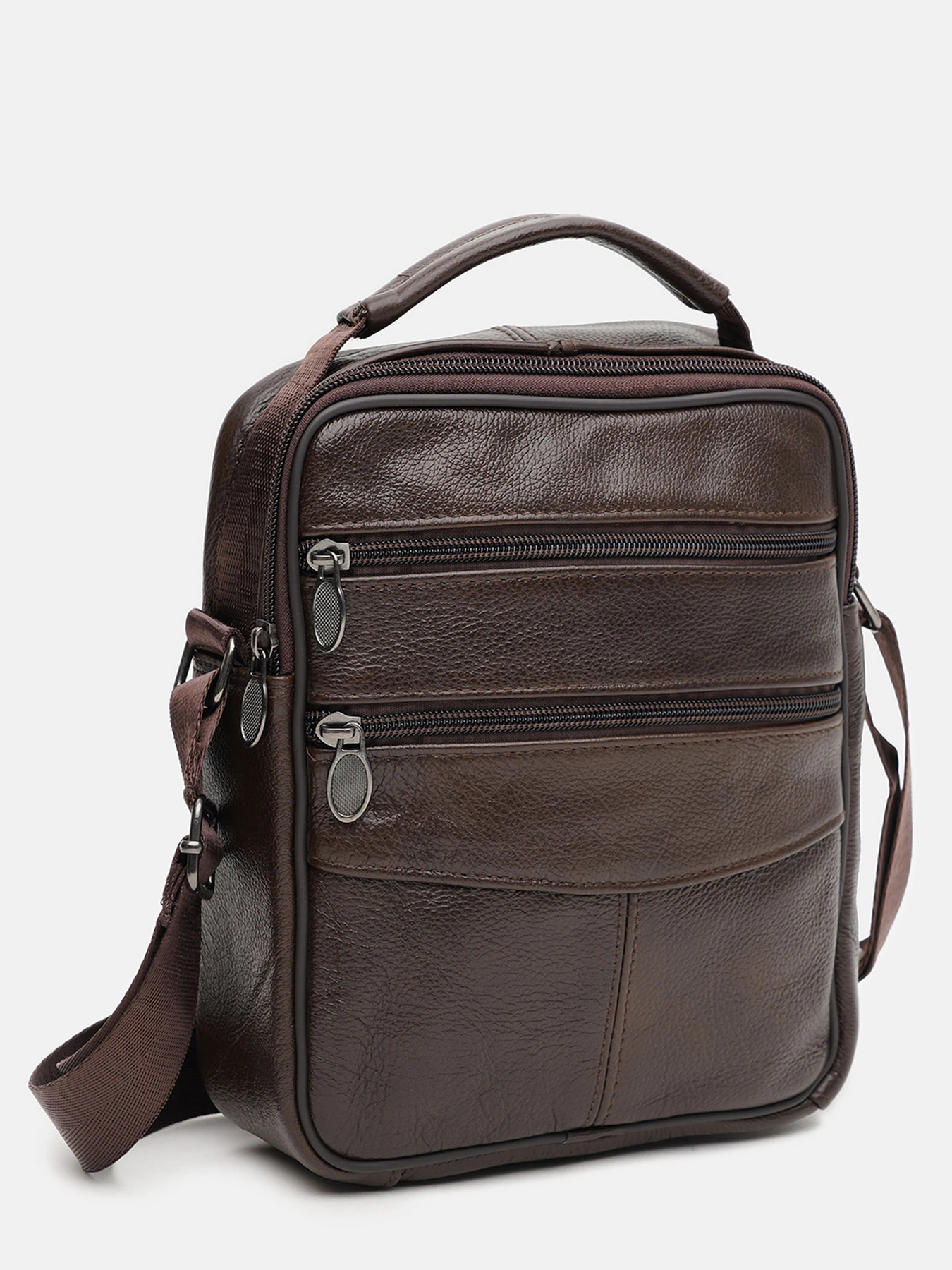 Сумки Borsa Leather модель K12314br-brown Фото