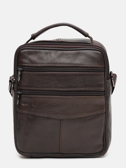 Сумки Borsa Leather модель K12314br-brown Фото