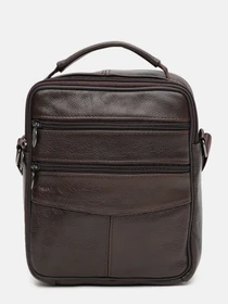 Сумки Borsa Leather модель K12314br-brown Фото