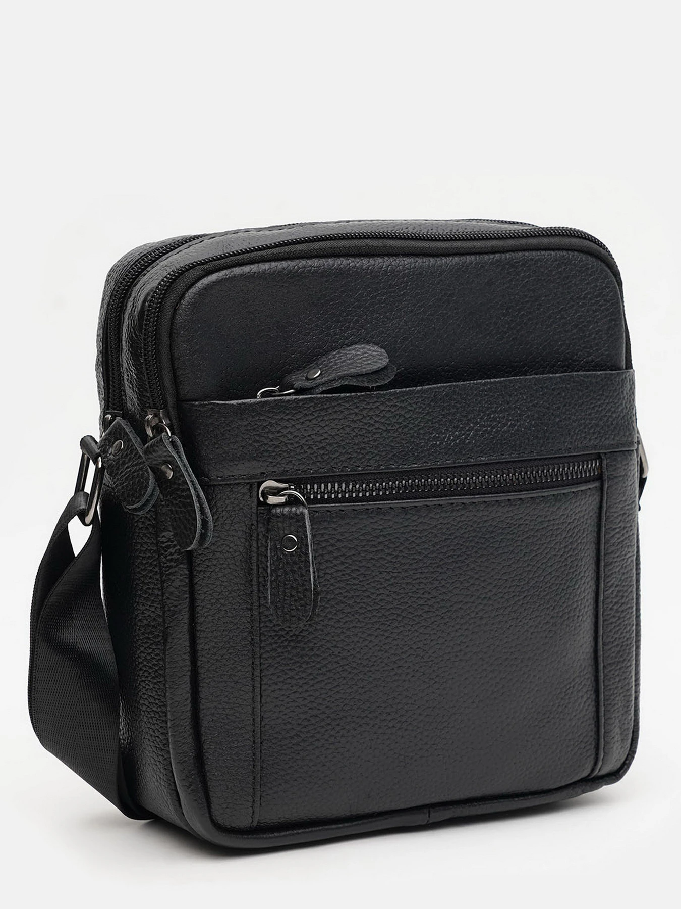 Сумки Borsa Leather модель K12333-black Фото