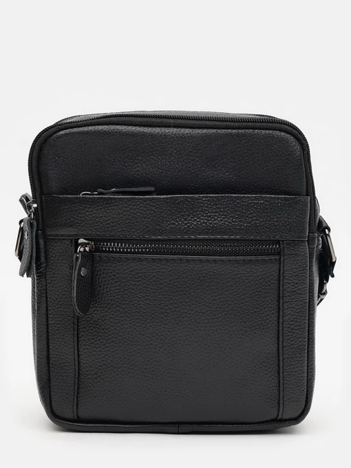 Сумки Borsa Leather модель K12333-black Фото