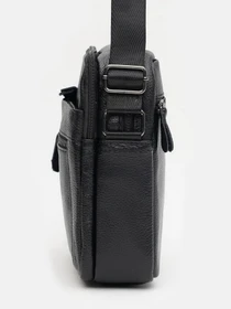 Сумки Borsa Leather модель K12333-black Фото