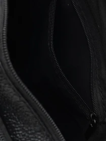 Сумки Borsa Leather модель K12333-black Фото