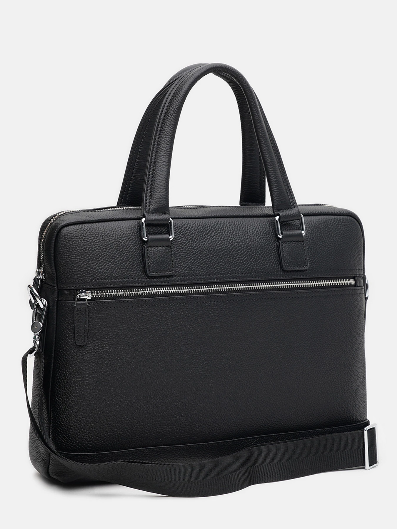Сумки Borsa Leather модель K16613-1-black Фото