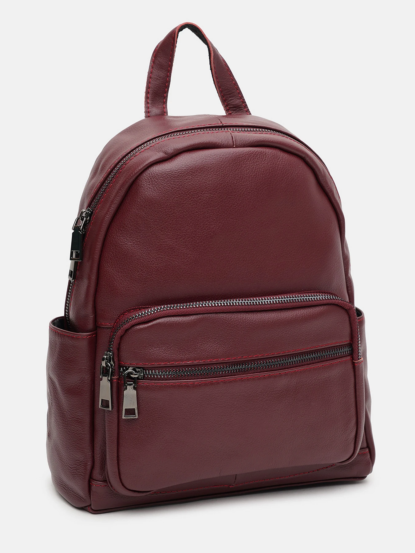 Рюкзаки Borsa Leather модель k110086w-bordo Рюкзаки Borsa Leather модель k110086w-bordo Фото