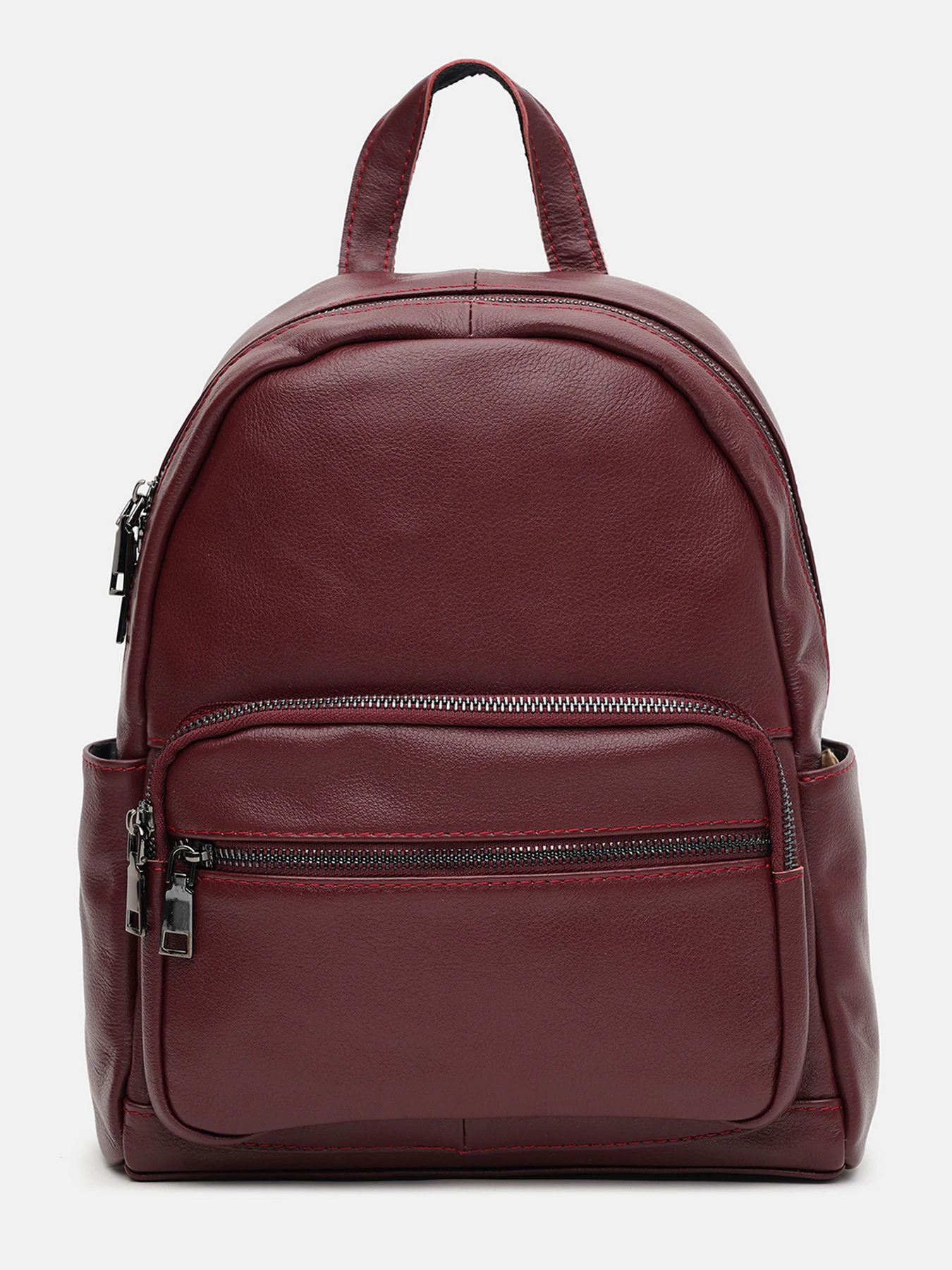 Рюкзаки Borsa Leather модель k110086w-bordo Рюкзаки Borsa Leather модель k110086w-bordo Фото