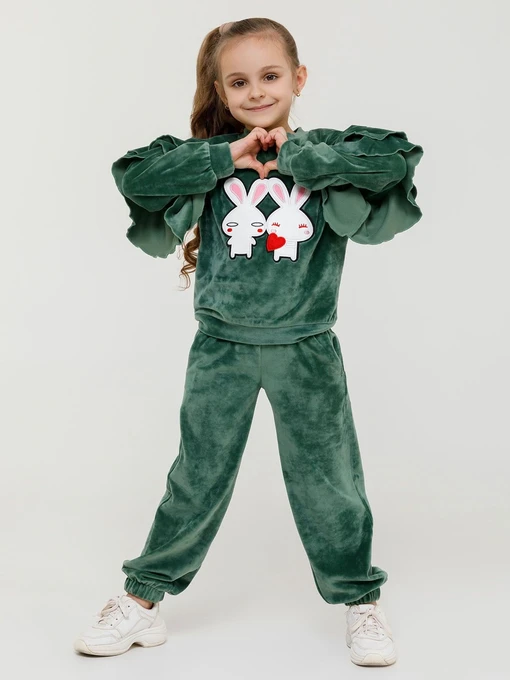 Костюмы ISSA Plus модель CD-401_green Фото
