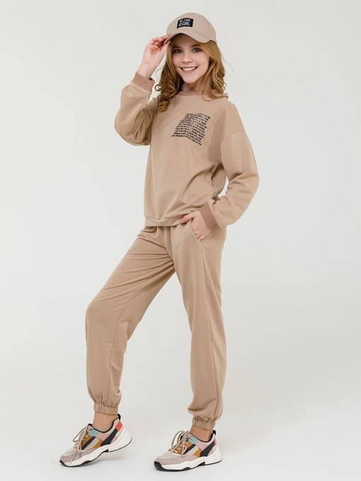 Костюмы ISSA Plus модель CD-424_beige Фото